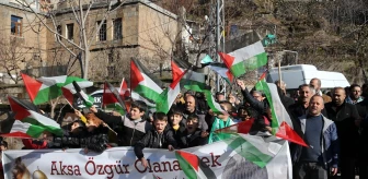 Bitlis'te Filistin için yürüyoruz etkinliği düzenlendi