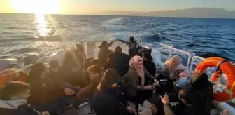 Bodrum Açıklarında 57 Kaçak Göçmen Yakalandı