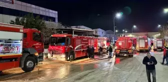 Bursa'da plastik kaplama fabrikasında çıkan yangın söndürüldü