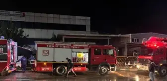Bursa'da çıkan fabrika yangını 1 saatte kontrol altına alındı
