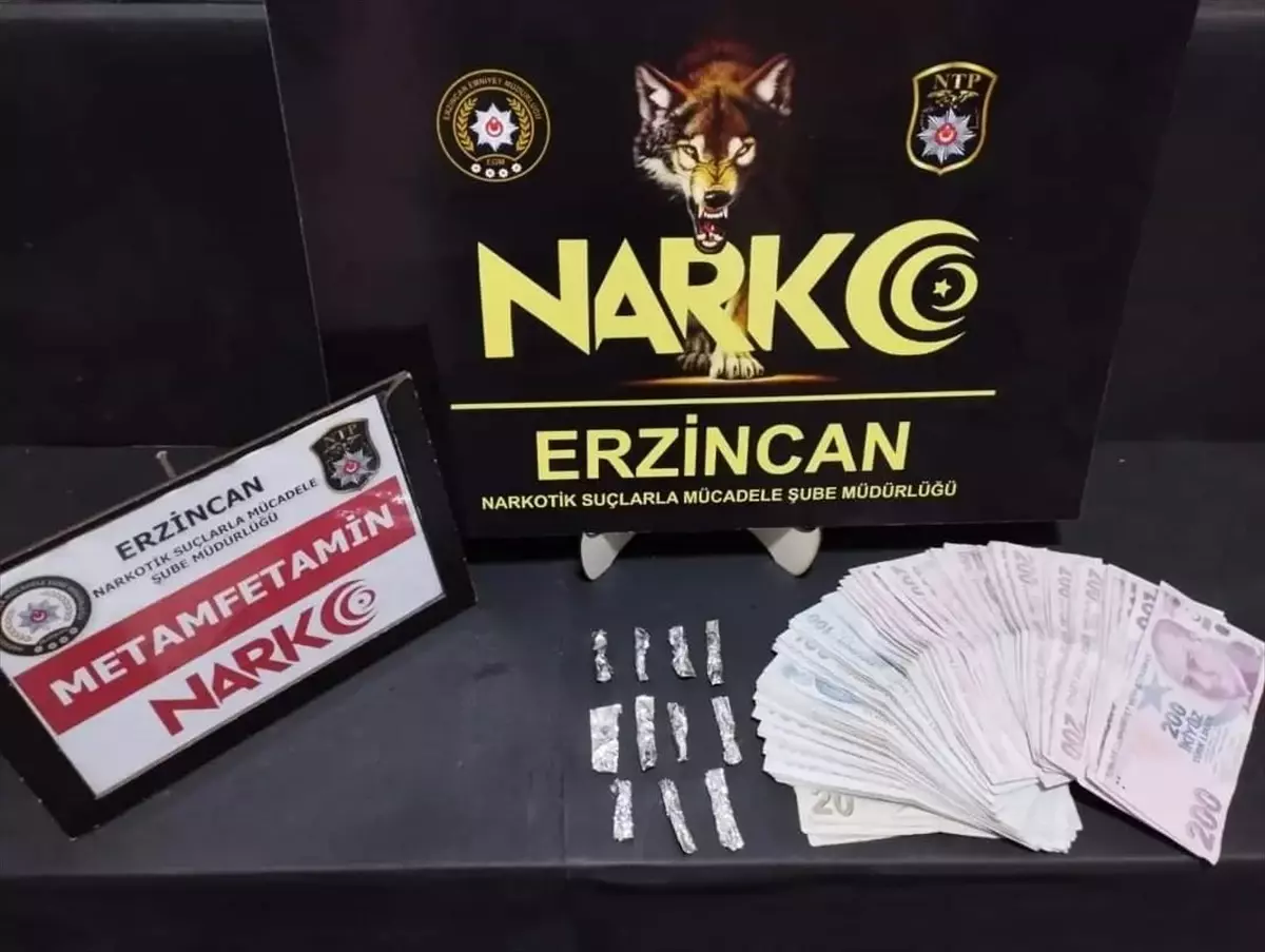 Erzincan'da uyuşturucu operasyonunda gözaltına alınan zanlı tutuklandı
