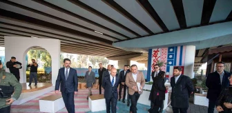 İzmir Büyükşehir Belediyesi Halkapınar Aktarma Merkezi'nde Atıl Alanları Yeşil Alana Dönüştürdü
