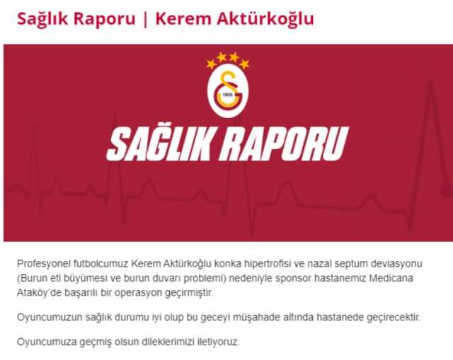 Kerem Aktürkoğlu ameliyat mı oldu, ne ameliyatı oldu? Kerem Aktürkoğlu'nun sağlık durumu!