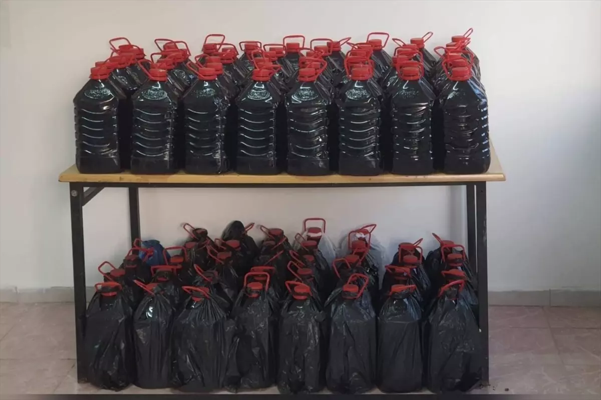 Tekirdağ'da 430 Litre Sahte İçki Ele Geçirildi