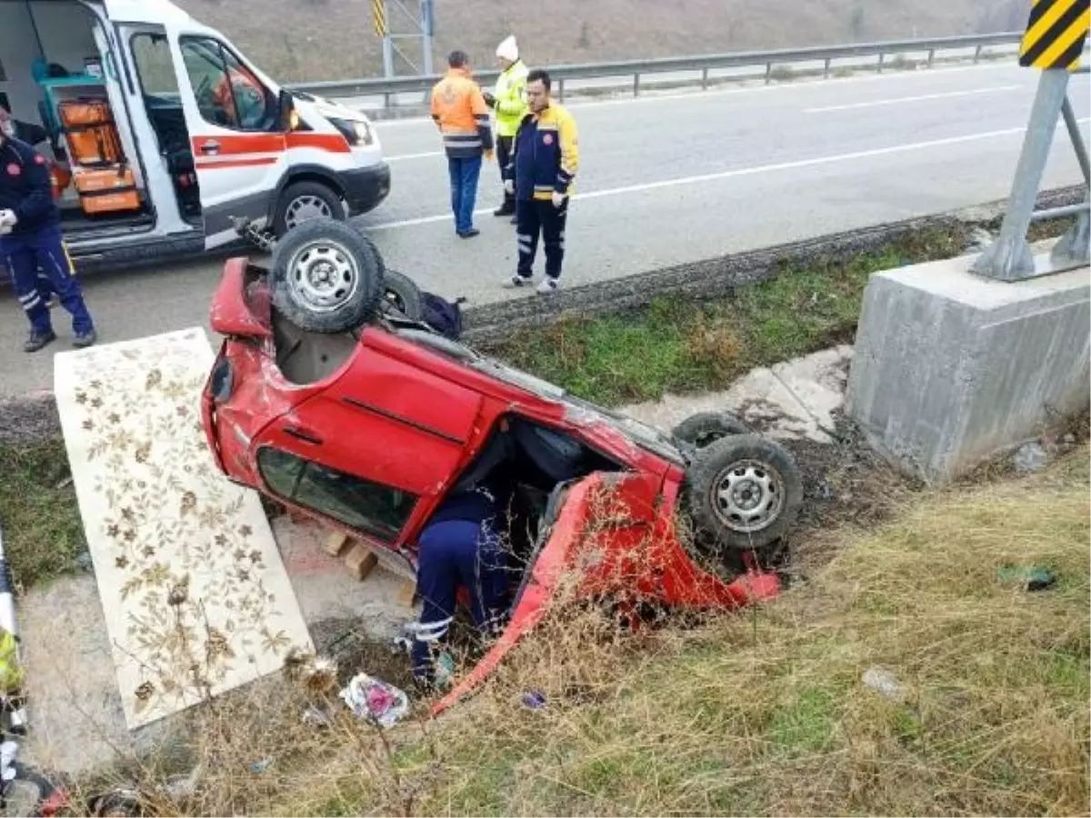Kırıkkale'de Otomobil Su Kanalına Devrildi: 1 Ölü, 1 Yaralı