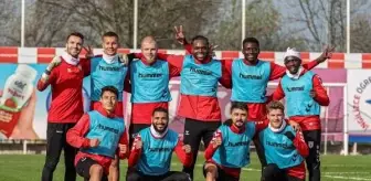 Samsunspor, Fatih Karagümrük maçı için hazırlıklarını sürdürdü