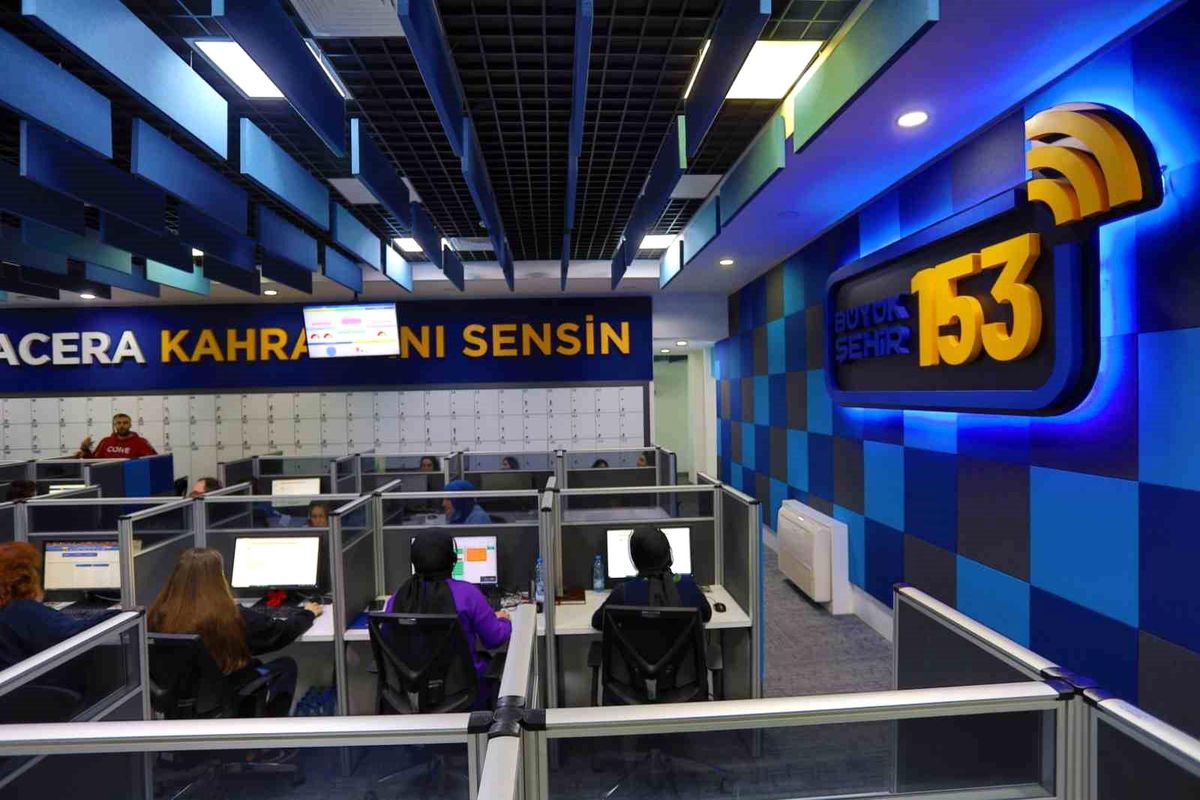 Kocaeli Büyükşehir Belediyesi'nin 153 Çağrı Merkezi 2023'te 1 milyon 275 bin kişiyle iletişime geçti