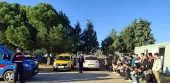 Didim'de 37 kaçak göçmen yakalandı