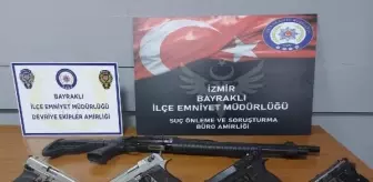 İzmir'de Yeni Yıl Kutlamalarında Havaya Ateş Açan Magandalar Yakalandı