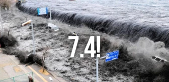 Japonya'da 7.4 büyüklüğündeki depremin ardından tsunami uyarısı verildi