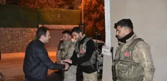 Sason Kaymakamı Murat Mete, güvenlik güçlerinin yeni yılını kutladı