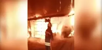 Husumetli Akrabasının Oto Yıkamacını Kundakladılar