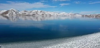 Ağrı'daki Balık Gölü ve çevresi dronla görüntülendi