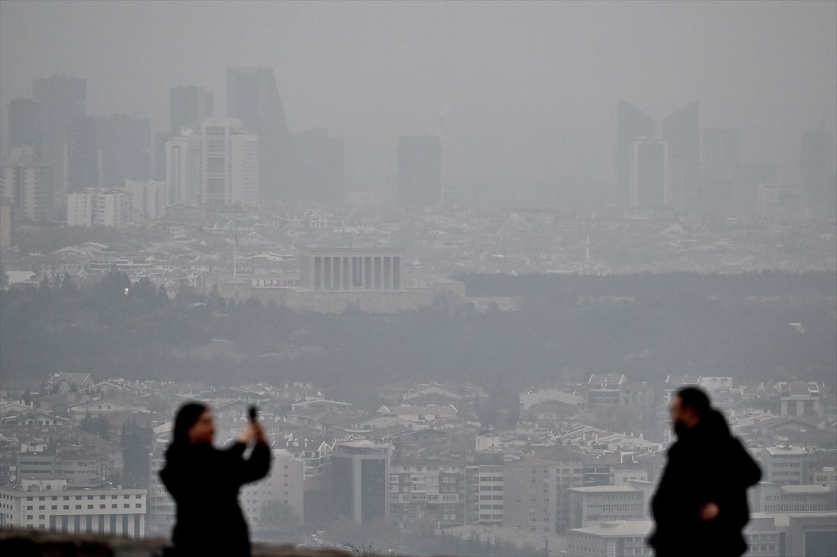 Ankara'da Hava Kirliliği Orta Seviyede Ölçüldü