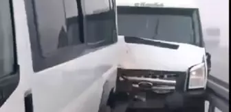 Güroymak yolunda zincirleme trafik kazası: 18 yaralı