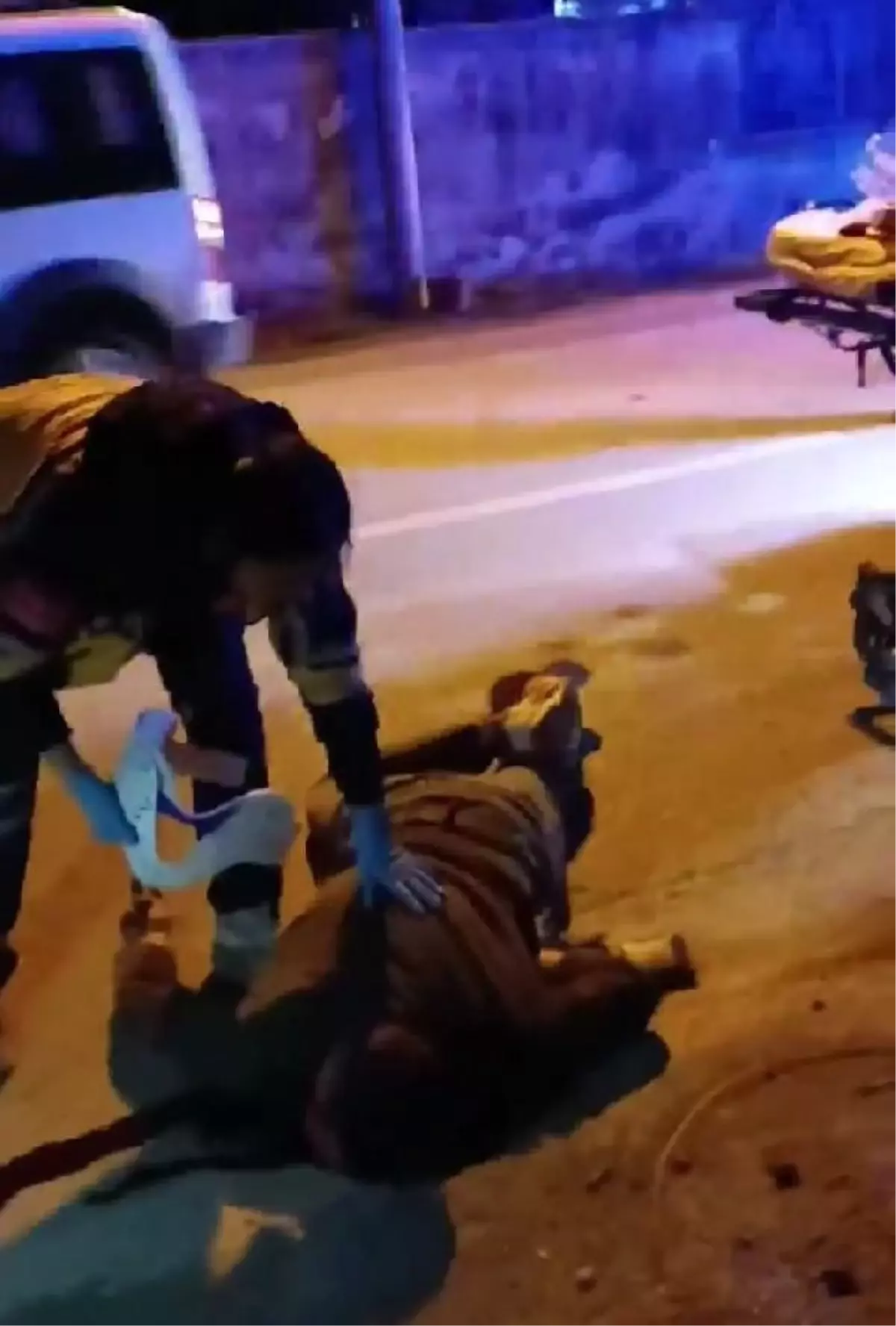 İnegöl'de motosiklet kazası: Sürücü ağır yaralandı