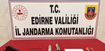 Enez'de Uyuşturucu ve Kuru Sıkı Tabanca Bulunan 2 Şüpheli Gözaltına Alındı