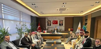 Musul Kültür Sanat Evi Temsilcileri AK Parti Mardin İl Başkanlığını Ziyaret Etti