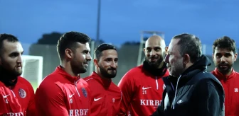 Sergen Yalçın, Antalyaspor'un başında ilk antrenmanına çıktı