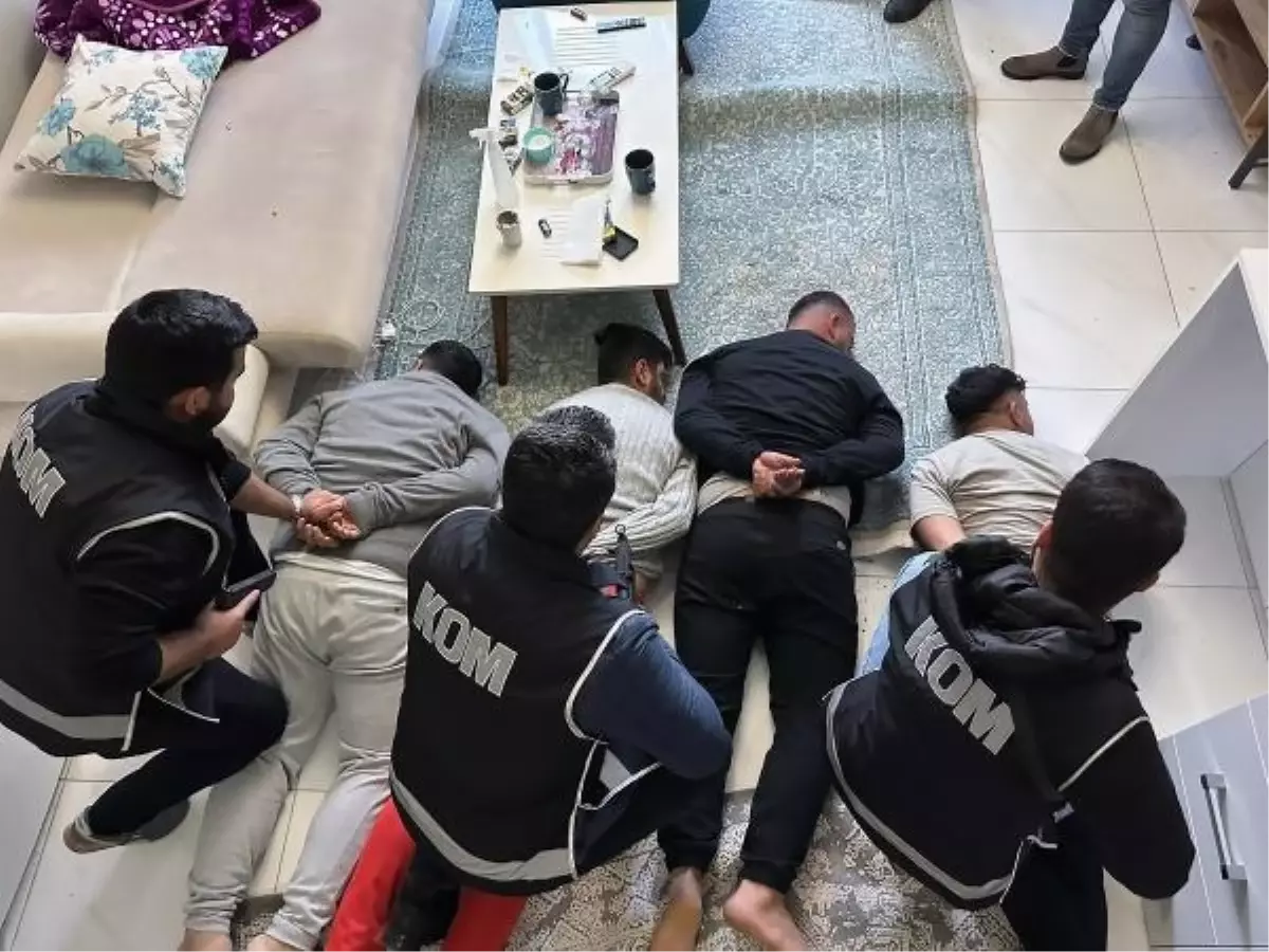 Adana'da suç örgütü operasyonu: 4 kişi yakalandı