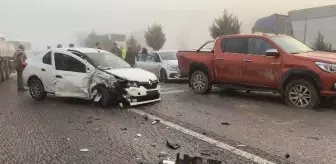 Çanakkale'de sis nedeniyle zincirleme kaza: 4 yaralı