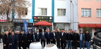 AK Parti Kütahya İl Başkanı ve Milletvekilleri Hisarcık Belediyesi'nde