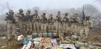 Bingöl'de terör operasyonunda 8 katlı mağarada patlayıcılar ele geçirildi