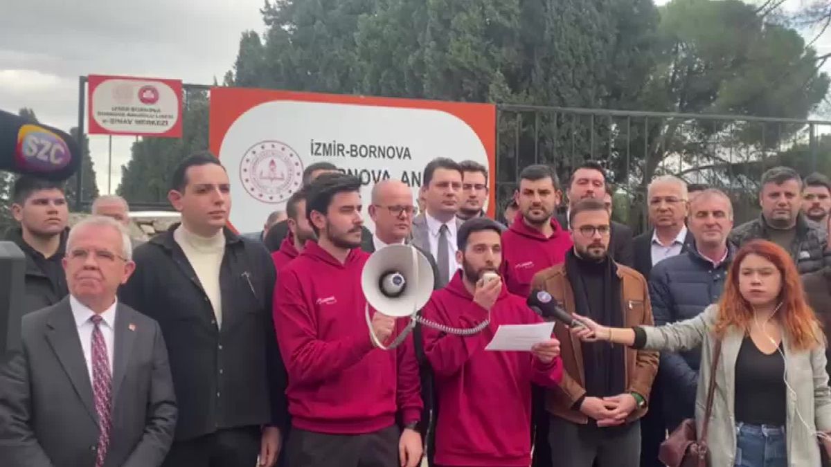 Bornova Anadolu Lisesi Önünde Eylem: Anaokulu İddialarına Tepki
