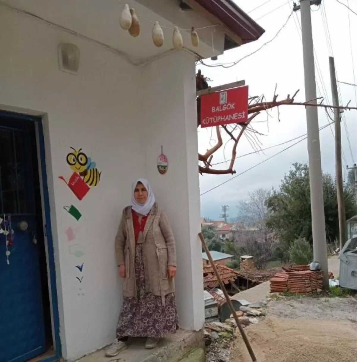 Muğla'da Kırsal Mahalleye Kütüphane Kuruldu