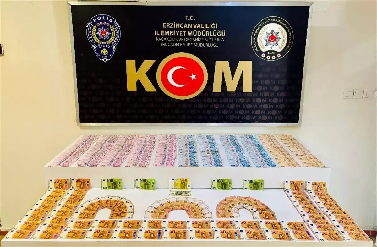 Erzincan'da sahte para operasyonu: 3 zanlıdan biri tutuklandı