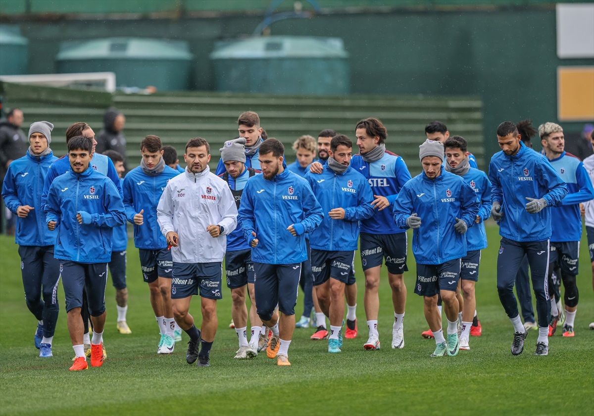 Trabzonspor, MKE Ankaragücü maçı hazırlıklarını sürdürdü