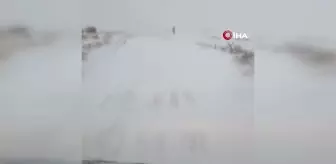 Kaybolan flaş belleğini aramaya giden genç, karda mahsur kaldı