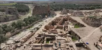 Mardin'deki Dara Antik Kenti'nde Tarihi Çarşı Keşfedildi