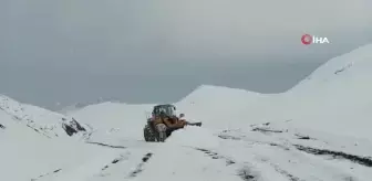 Siirt'te kar nedeniyle kapanan köy yolları ulaşıma açıldı