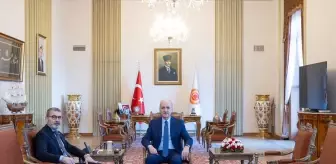 TBMM Başkanı Numan Kurtulmuş, TİHEK Başkanı Muharrem Kılıç'ı kabul etti