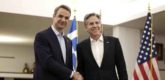 ABD Dışişleri Bakanı Blinken, Yunanistan Başbakanı ile Girit Adası'nda görüştü