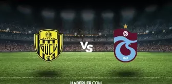 ANKARAGÜCÜ - TRABZONSPOR MAÇI CANLI! Ankaragücü - Trabzonspor maçı canlı izleme linki var mı, nereden izlenir?