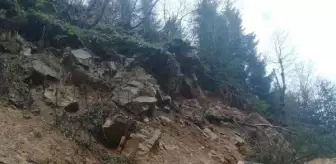 Artvin'de Heyelan Sonucu Yol Kapatıldı