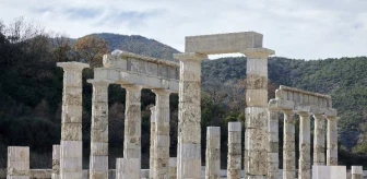Büyük İskender'in taç giydiği sarayın kalıntıları yeniden açıldı