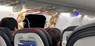 Havada büyük panik! Yolcu uçağının acil çıkış kapısı koptu