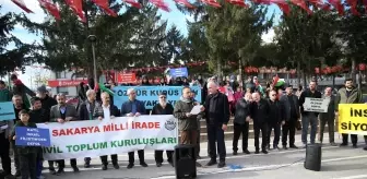 Sakarya'da İsrail'in Gazze'ye yönelik saldırıları kınandı