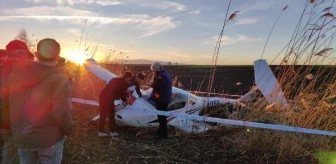 Öğrenci Pilot Tarlaya Zorunlu İniş Yaptı