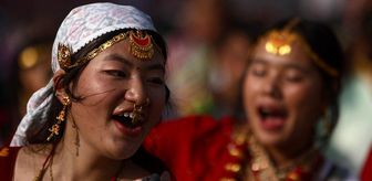 Katmandu'da Sakela Udhauli Festivali Kutlandı
