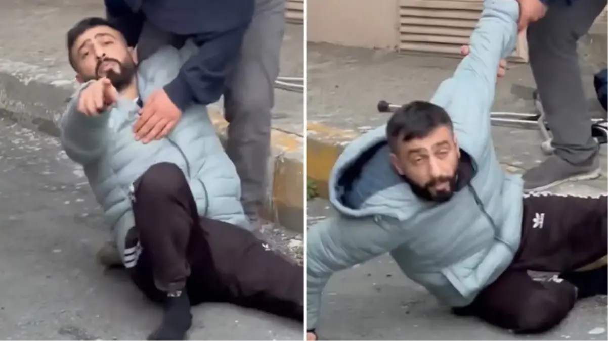 'Bana büyü yaptılar' diyen adam kendini yerden yere attı