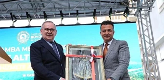 Samsun Büyükşehir Belediye Başkanı Mustafa Demir, Çarşamba Belediye Başkanı Halit Doğan'a başarılar diledi