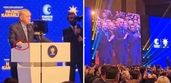 Cumhurbaşkanı Erdoğan tempo tuttu, tüm salon eşlik etti! İşte AK Parti'nin seçim şarkısı