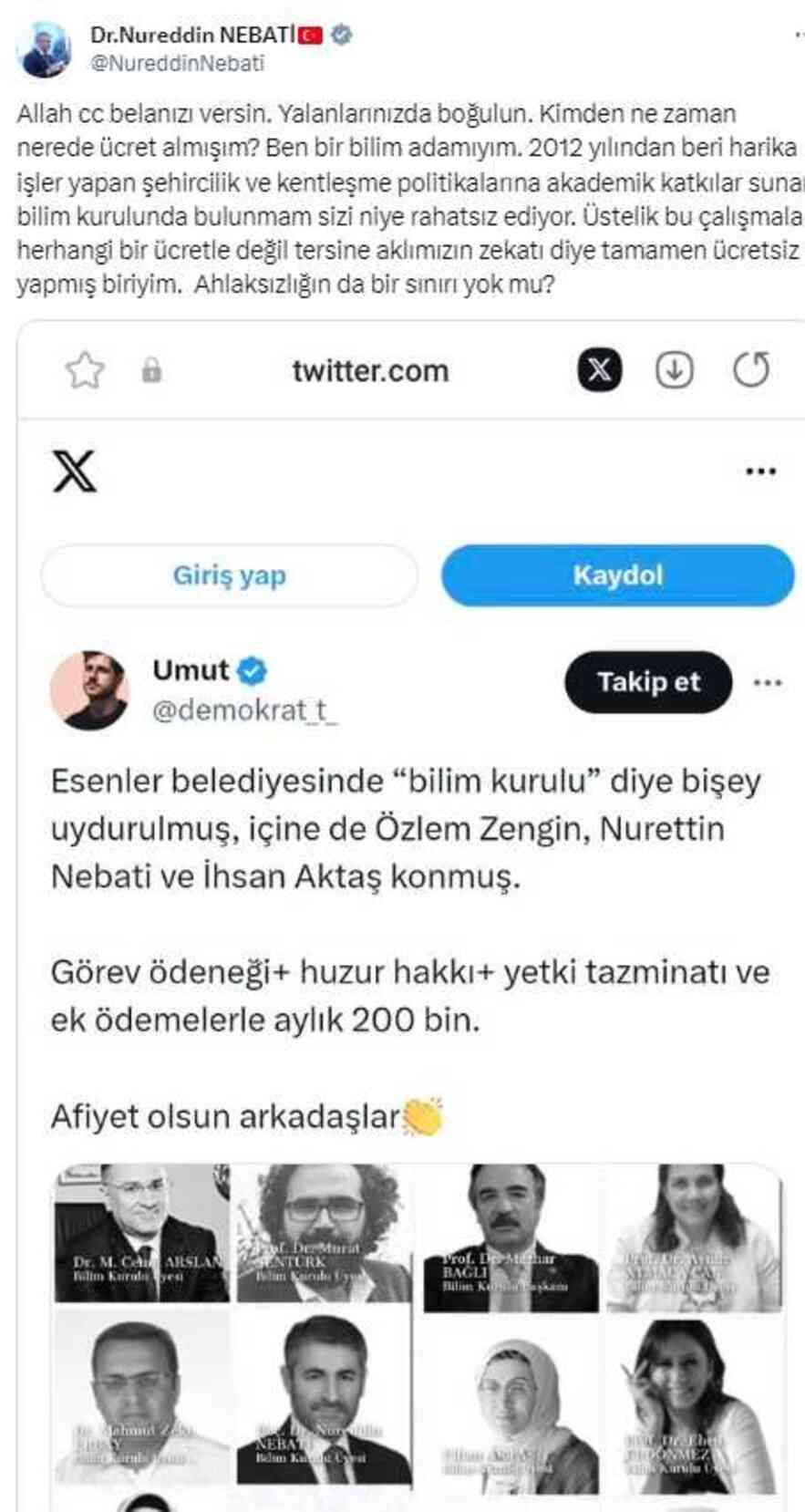 Esenler Belediyesi iddiası Nureddin Nebati'yi küplere bindirdi: Allah belanızı versin, yalanlarınızda boğulun