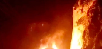 Karabük'ün Yenice ilçesinde tırın dorsesi yangında kullanılamaz hale geldi