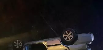 Trabzon'da otomobil şarampole devrildi: 1 ölü, 1 yaralı