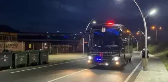 Beşiktaş, Çaykur Rizespor maçı için Rize'ye geldi